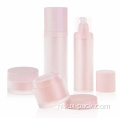 Groothandel Cosmetische verpakking Roze lotionfles 120 ml Huidverzorging Acrylpompfles